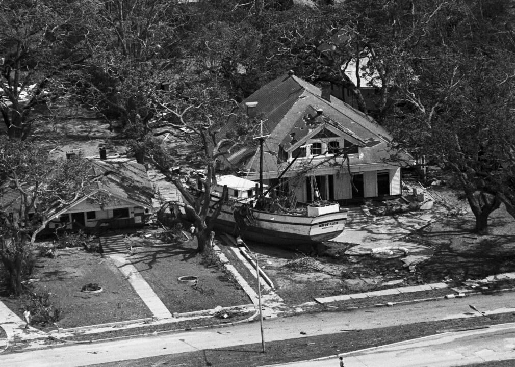 1969: Hurricane Camille devastates the U.S.